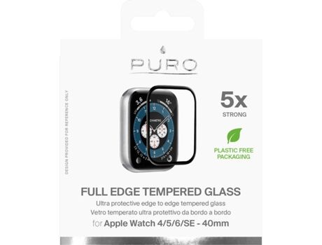 Puro Película Vidro Temperado Apple Watch 4-5-6-SE 40mm