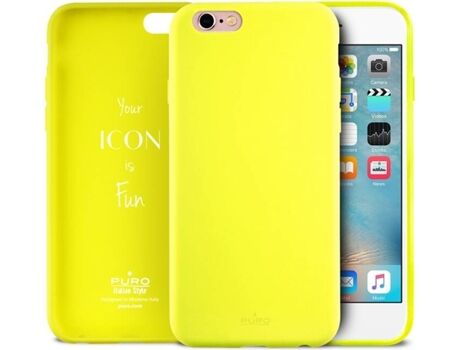 Puro Capa iPhone 6, 6s Icon Amarelo