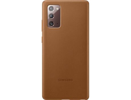 Samsung Capa Galaxy Note 20 Leather Castanho