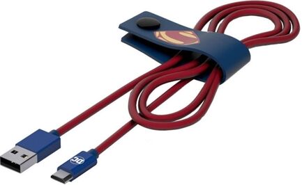 Tribe Cabo Superman (USB - Micro-USB - 1.2m - Vermelho)