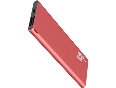 Easy Mobile Powerbank Slim (3000 mAh - 1 USB - 1 MicroUSB - Vermelho)