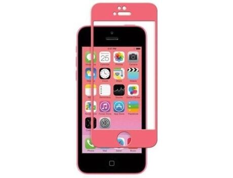 Moshi Película Vidro Temperado iPhone 5c iVisor Glass Rosa