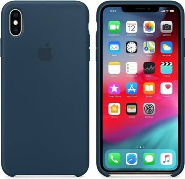 Apple Capa iPhone XS Max Silicone Azul