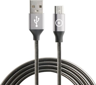 Muvit Cabo Flex (USB - USB-C - 1.2m - Cinza)