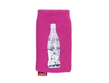 Coca Cola Bolsa para telemóvel até 4'' Pink Rosa