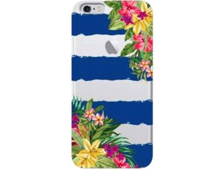 Benjamins Capa iPhone 6, 6s, 7, 8 Flower Azul