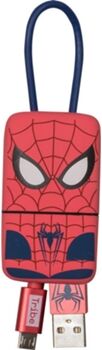 Tribe Cabo Spiderman (USB - Micro-USB - 0.22m - Vermelho)