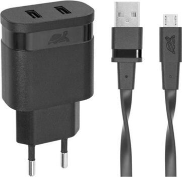 Rivacase Carregador VA4122BD1 (Universal - Micro USB - 12W - Preto)