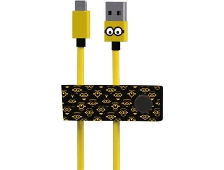 Tribe Cabo Minions (USB - Lightning - 1.2m - Amarelo)