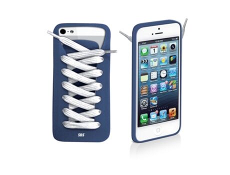 Sbs Capa iPhone 5, 5s, SE Shoelace Azul