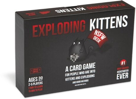 Asmodee Jogo de Cartas Exploding Kittens NSFW Edition