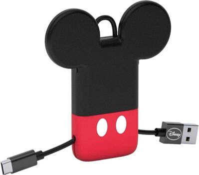 Tribe Cabo Mickey (USB - Micro-USB - 0.22m - Vermelho)