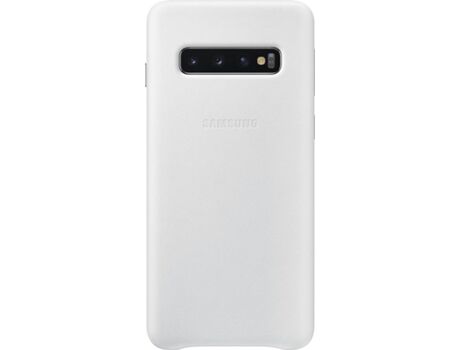 Samsung Capa Galaxy S10 Leather Cover Branco