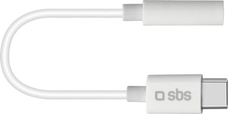 Sbs Adaptador Audio Type C - Jack 3.5 Branco