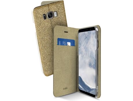Sbs Capa Samsung Galaxy S8 Book Sparky Dourado