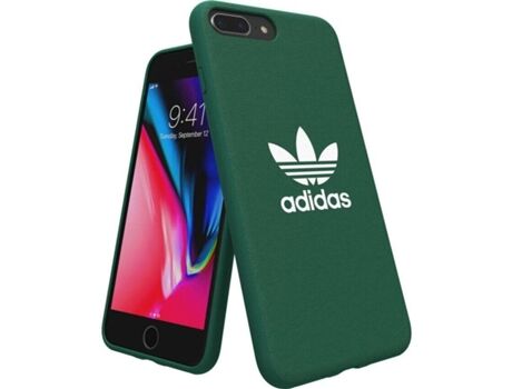 Adidas Capa iPhone 6 Plus, 6s Plus, 7 Plus, 8 Plus Adicolor Moulded Verde