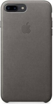 Apple Capa iPhone 7 Plus Couro Cinza