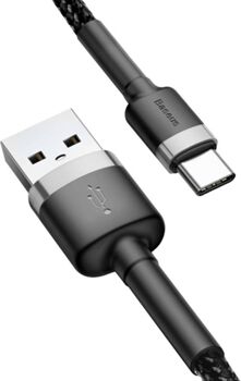 Baseus Cabo USB-C Cafule 1 metro Preto