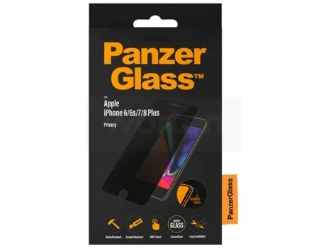 Panzerglass Película Vidro Temperado iPhone 6 Plus, 6s Plus, 7 Plus, 8 Plus Privacy