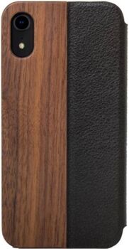 Woodcessories Capa iPhone XR WOODACESSORIES Ecoflip Castanho