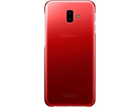 Samsung Capa Galaxy J6+ 2018 Gradiente Vermelho