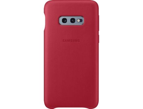 Samsung Capa Galaxy S10e Leather Cover Vermelho