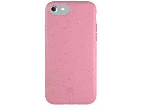 Woodcessories Capa iPhone SE, 8, 7 WOODACESSORIES Ecológica Antibacteriana Coral