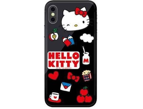 Hello Kitty Capa iPhone X, XS Puffy Transparente
