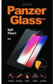 Panzerglass Película Vidro Temperado iPhone X Glass Preto