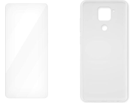4-Ok Capa + Película Xiaomi Redmi Note 9 Glass Duo