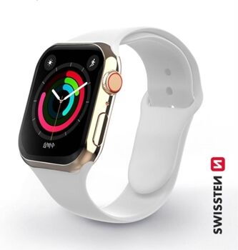 Swissten Bracelete Apple Watch 42/44 mm Branco