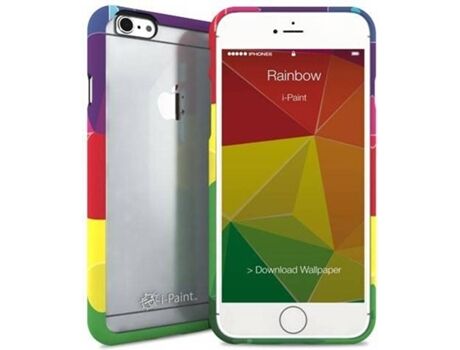 I-Paint Capa iPhone 6, 6s, 7, 8 Ghost Multicor