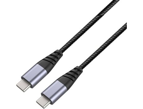 Muvit Cabo Tiger (USB-C - USB-C - 2 m - Preto)
