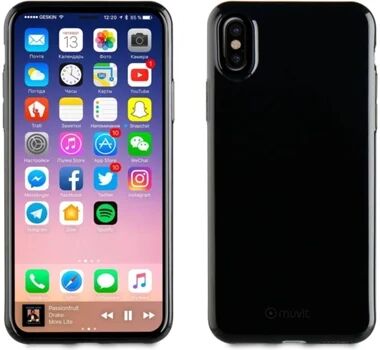 Muvit Capa iPhone X, XS Crystal Lite Preto