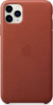 Apple Capa iPhone 11 Pro Max Leather Castanho