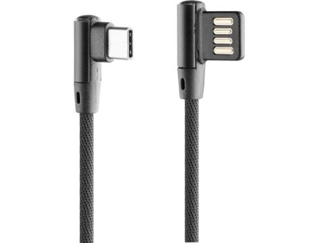 Muvit Cabo L 3A (USB - USB-C - 1.2m - Preto)