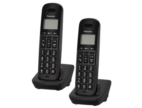 Panasonic Telefone Fixo Dect Duo Básico Preto