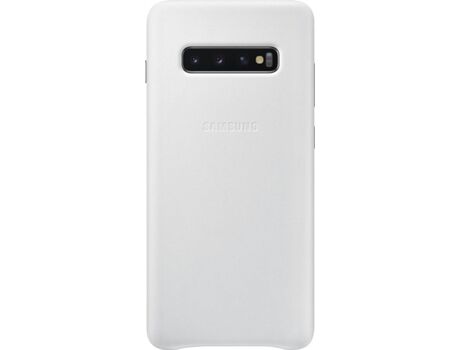 Samsung Capa Galaxy S10+ Leather Cover Branco