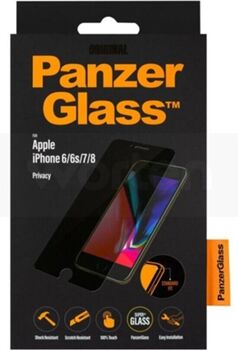 Panzerglass Película iPhone 6, 6s, 7, 8 Privacy Preto