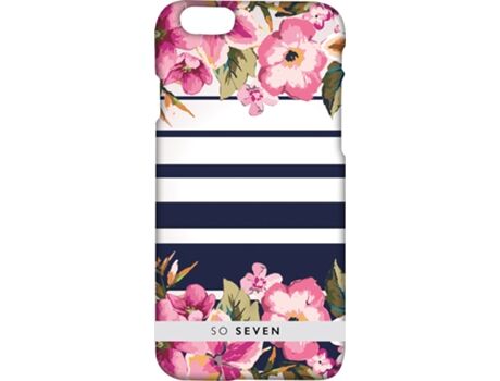 Seven Capa Summer Chic Flores iPhone 6, 6s Rosa