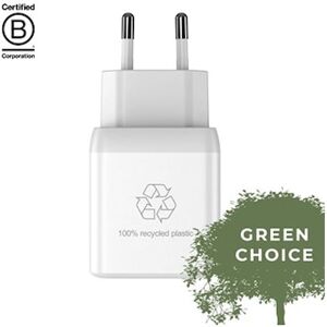 UPSTRÖM CIRKULÄR 35W Dual USB-C GaN Charger, White