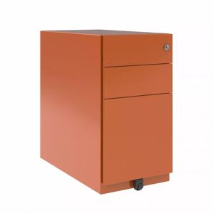 Bisley Hurts Note Mobile - 3 lådor, 30 cm bred, Färg  Orange