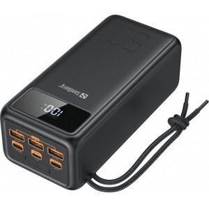 Sandberg -Reservkraftsaggregat, Usb-C Pd 130w, 50 000 Mah, Svart