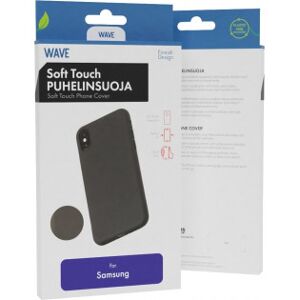 Wave Soft Touch Silikonskydd, Samsung Galaxy A15, Svart