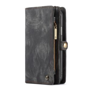 Grå Plånboksfodral med Magnetskal för iPhone XR   Kortfack   Magnetic Wallet   CaseMe