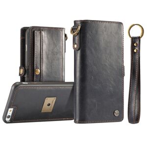 Svart Plånboksfodral med Magnetskal för iPhone 6/6S   Kortfack   Magnetic Wallet   CaseMe
