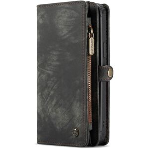 Svart Plånboksfodral med Magnetskal för iPhone 12 Pro Max   Kortfack   Magnetic Wallet   CaseMe