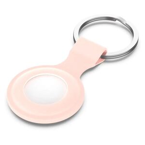 Tiera silikon Apple AirTag nyckelring pink