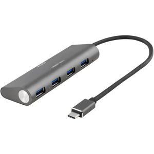 Deltaco Usb-C Hubb Till 4x Usb-A