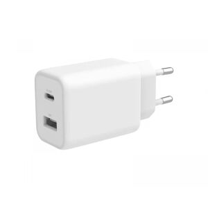 Deltaco Usb Väggladdare Usb-A & Usb-C - 18 & 30 W - Vit